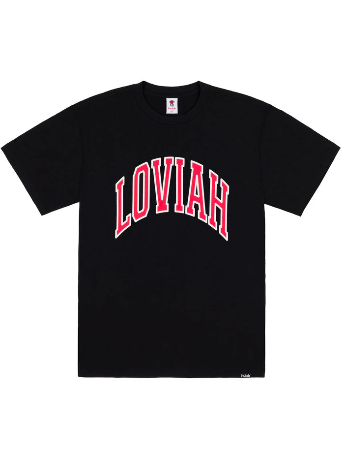 LOVIAH TEAM TEE BLACK MENS T-SHIRT