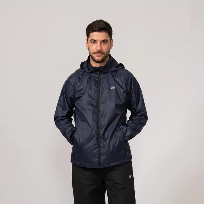 MAC IN A SAC ORIGIN 2 PACKABLE WATERPROOF JACKET NAVY