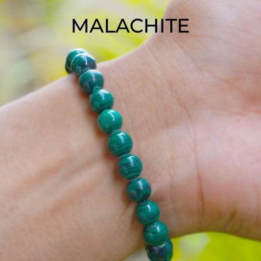 Malachite Natural Crystal Bracelet
