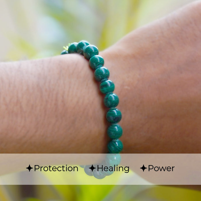 Malachite Natural Crystal Bracelet