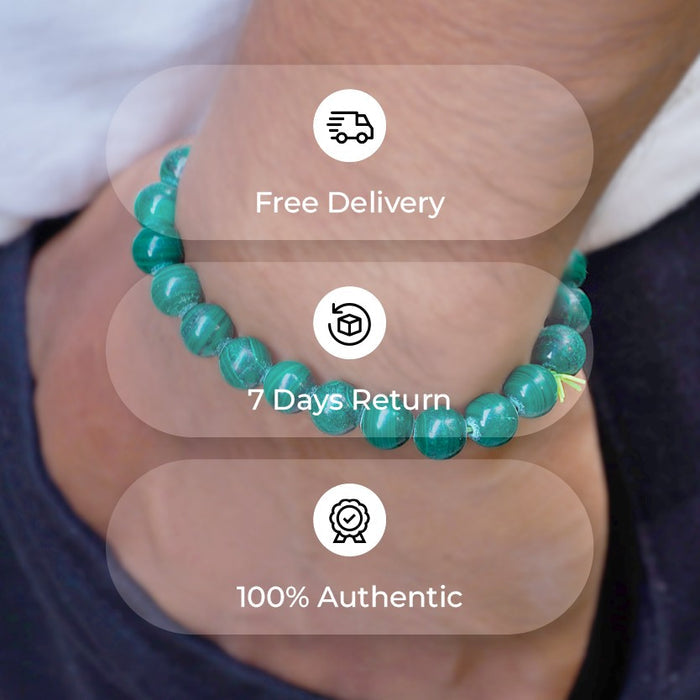 Malachite Natural Crystal Bracelet