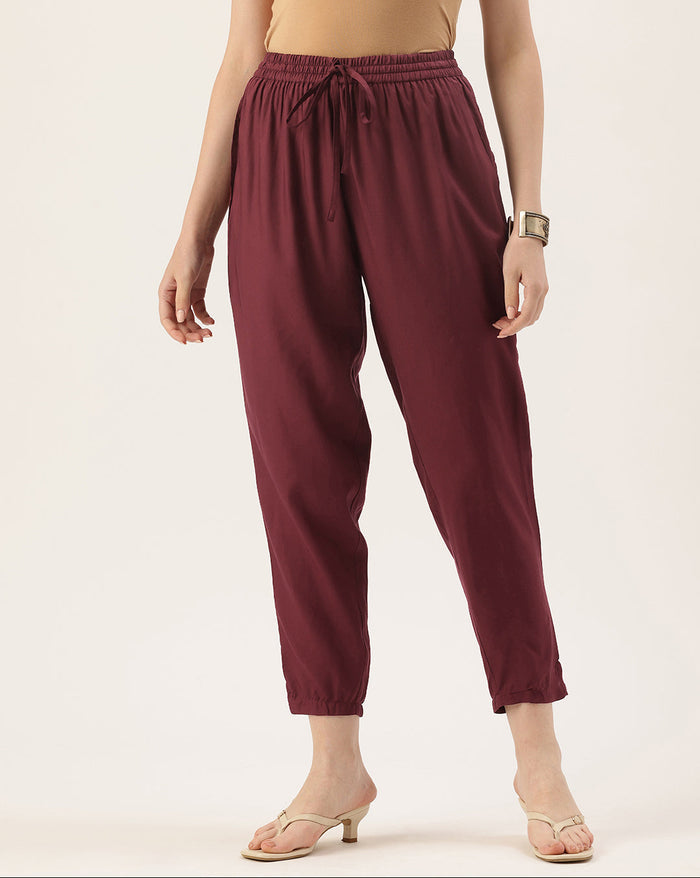 Marcella Solid Pencil Pant