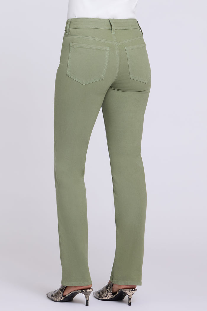 Marilyn Straight Jeans In Petite - Artichoke