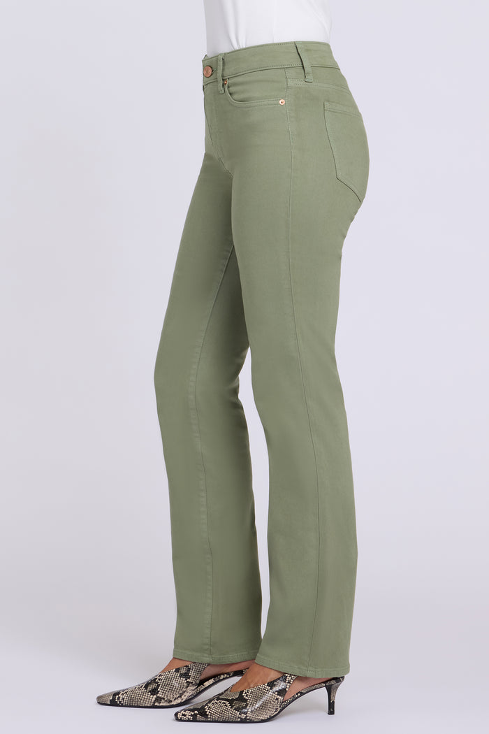 Marilyn Straight Jeans In Petite - Artichoke