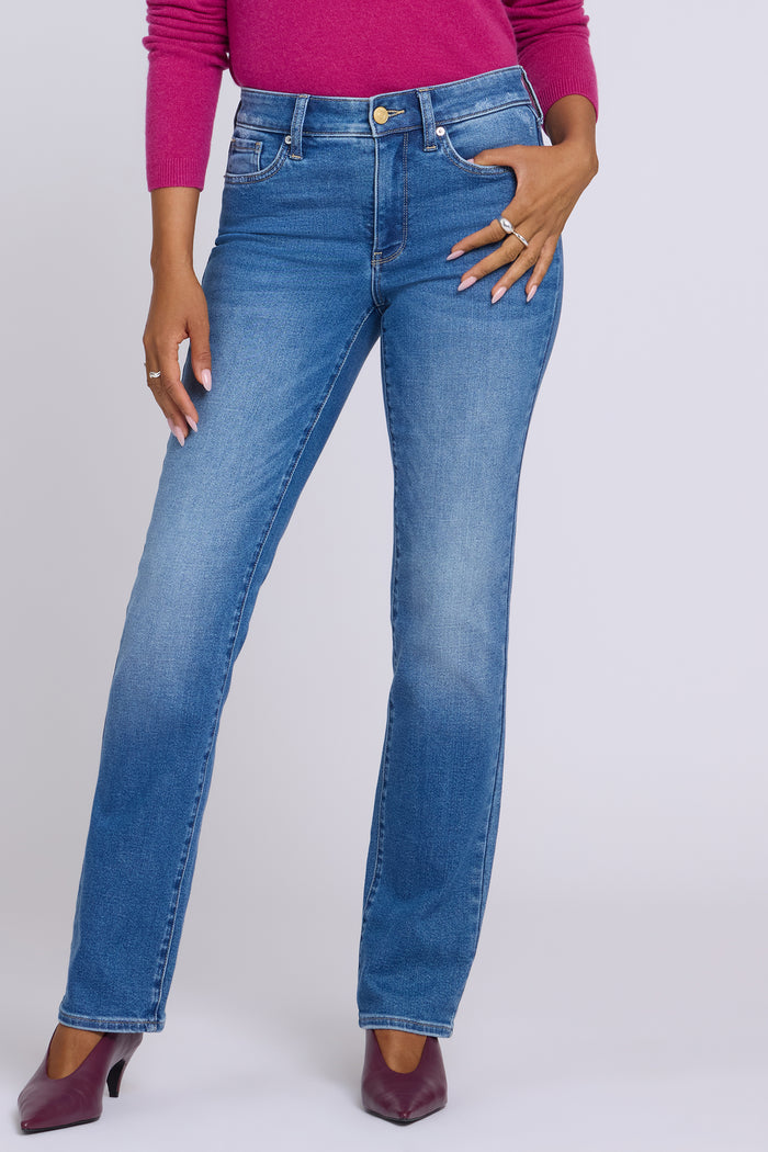 Marilyn Straight Jeans In Petite - Phlox