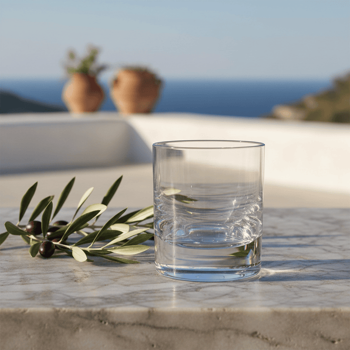 Mario Luca Giusti Scotch Acrylic Tumbler Clear Brand Whiskey Tumbler