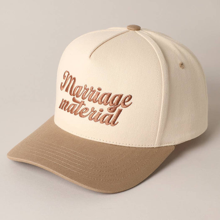 Marriage Material Two Tone Trucker Hat