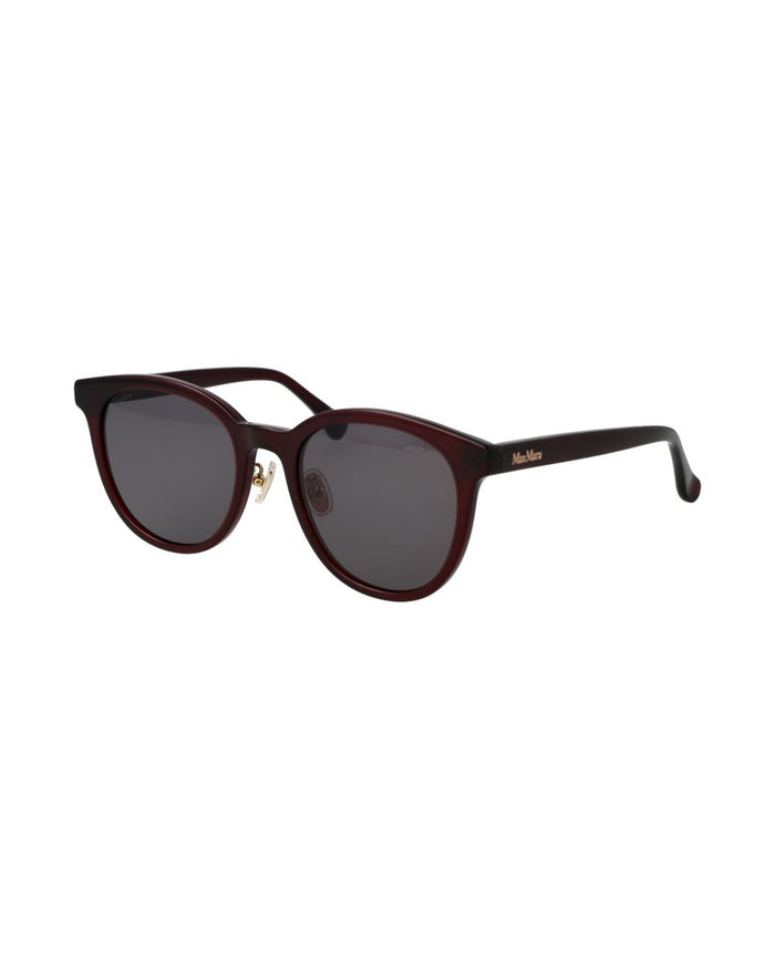 Max Mara Burgundy Acetate Sunglasses