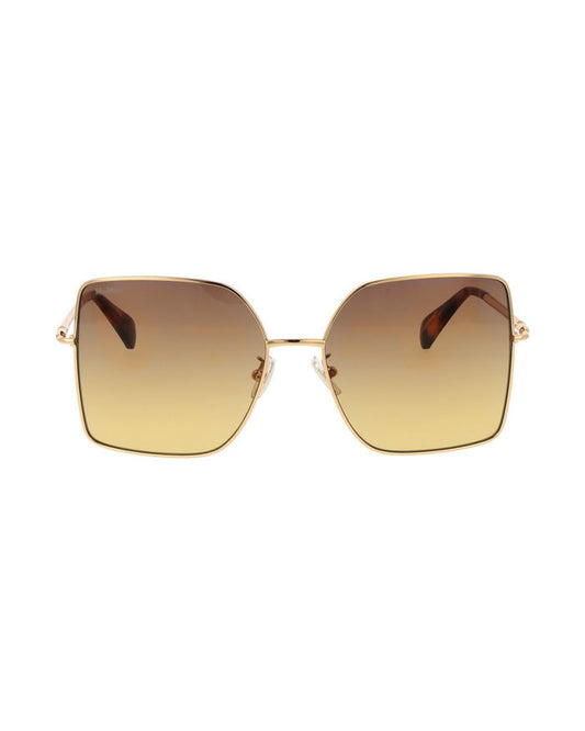 Max Mara Gold Metal Sunglasses