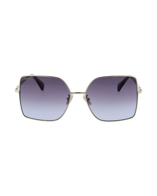 Max Mara Silver Metal Sunglasses