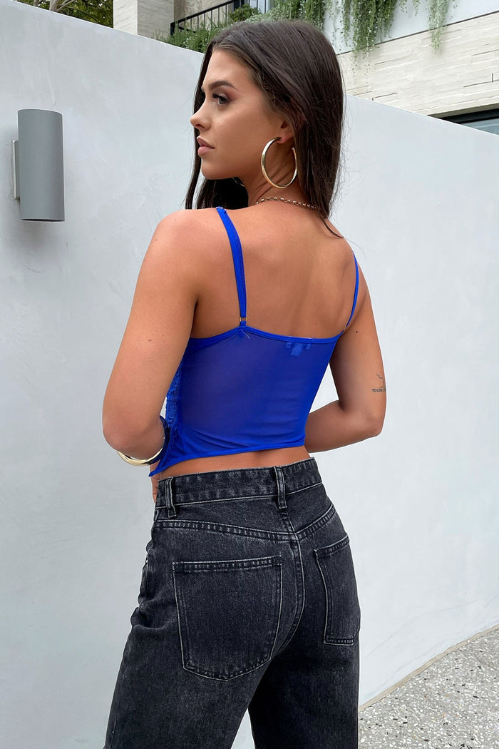 Meduri Bustier- Royal Blue
