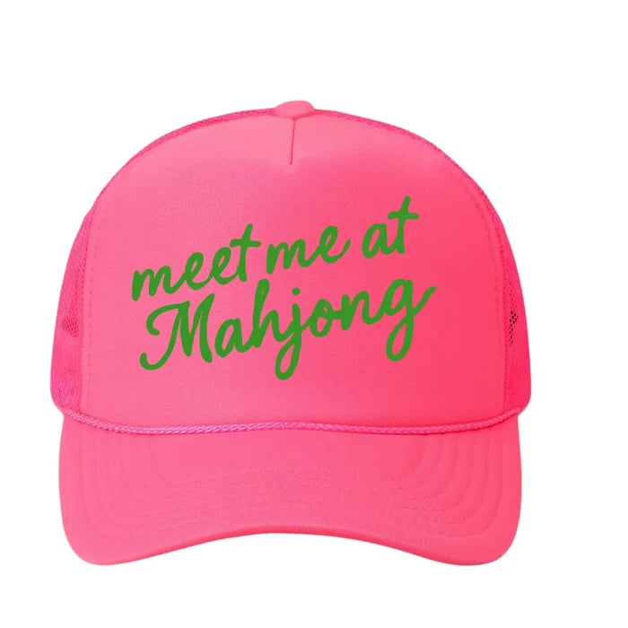 Meet Me at Mahjong Trucker Hat