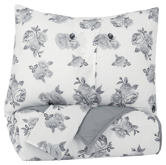 Meghdad Q426003F GrayWhite Full Comforter Set