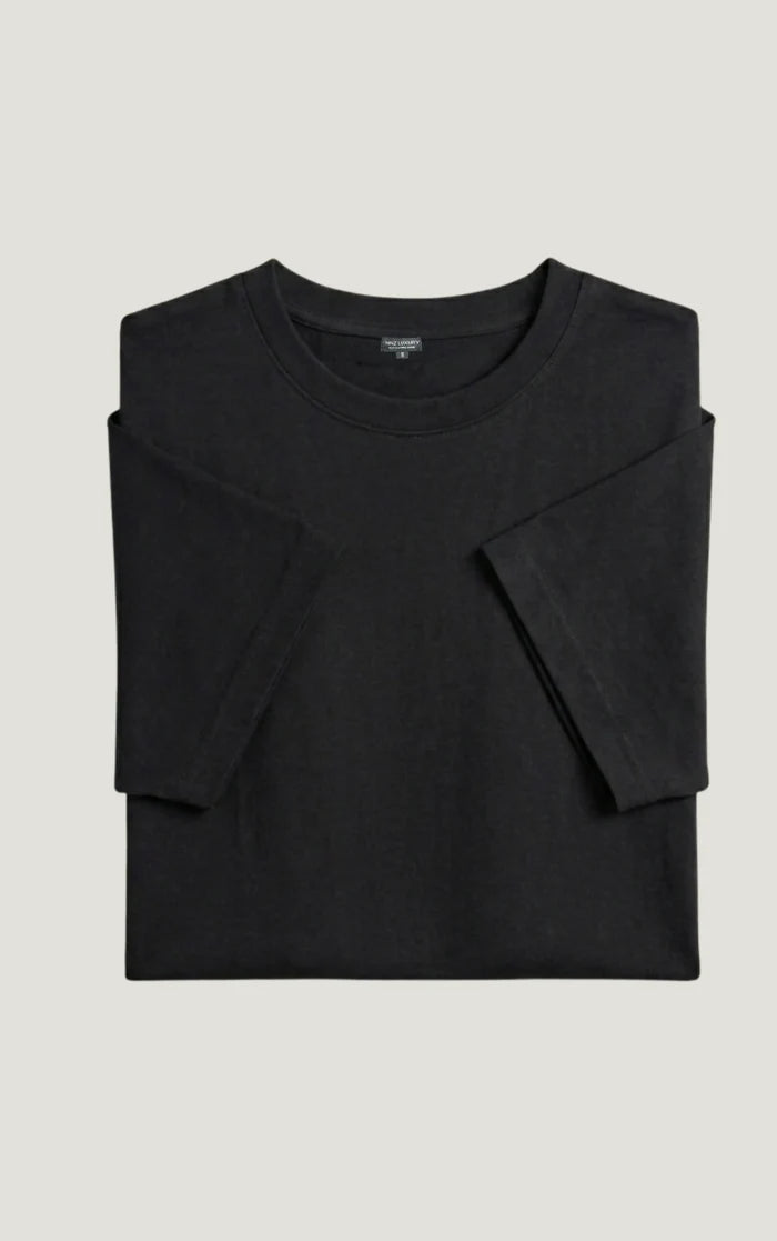 Men's Black Premium Oversized T-Shirt