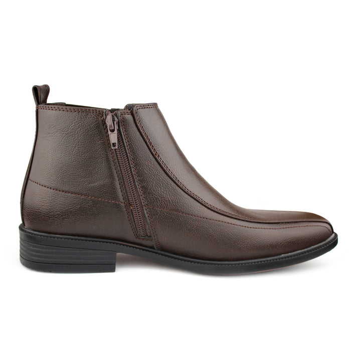Men's Chelsea Boot w/ Zipper - Café