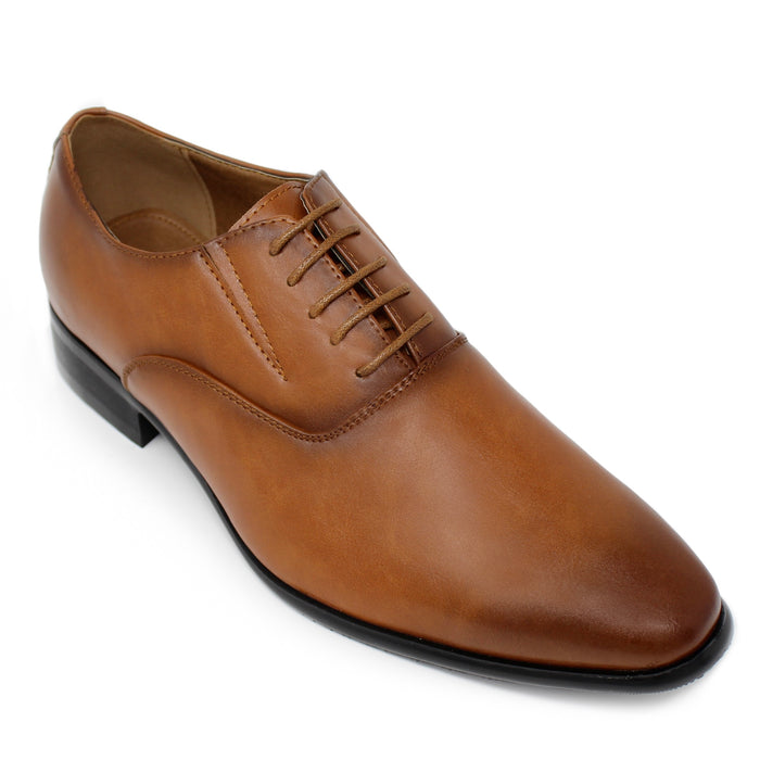 Men's Classic Derby Shoes- Honey