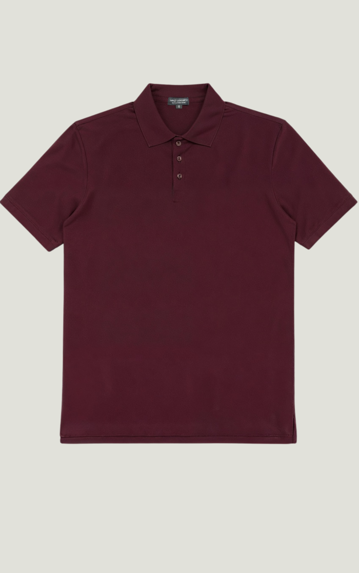 Men's Maroon Polo Shirt