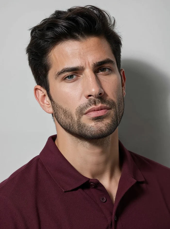 Men's Maroon Polo Shirt