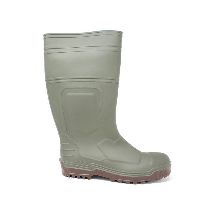 Men's Matte Work Rain Boots- Green