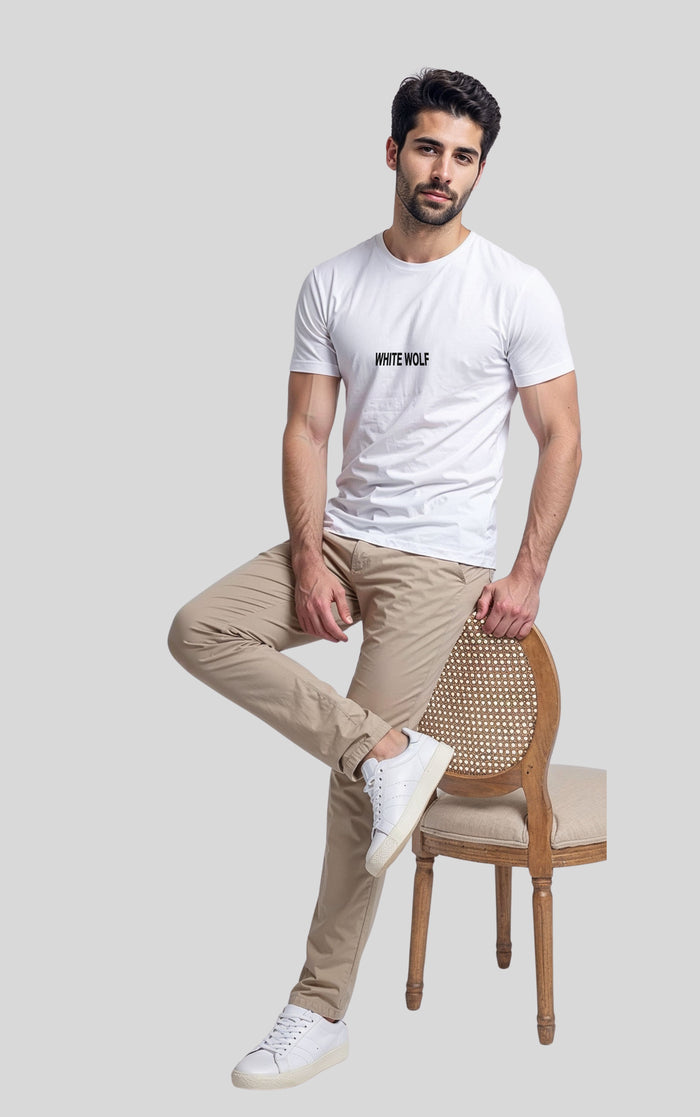 Men's Premium Printed Crew Neck Half Sleeve T-Shirt