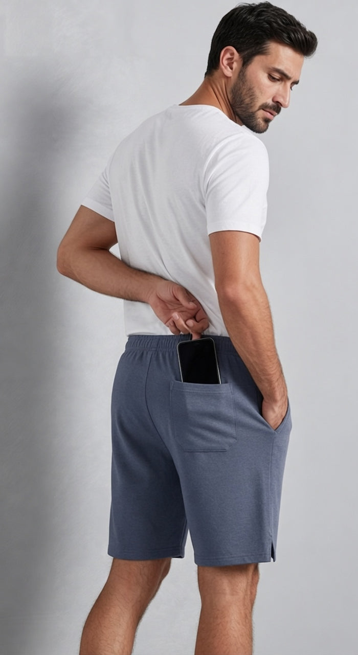 Men’s  Grey Casual Shorts - Hinz Clothing