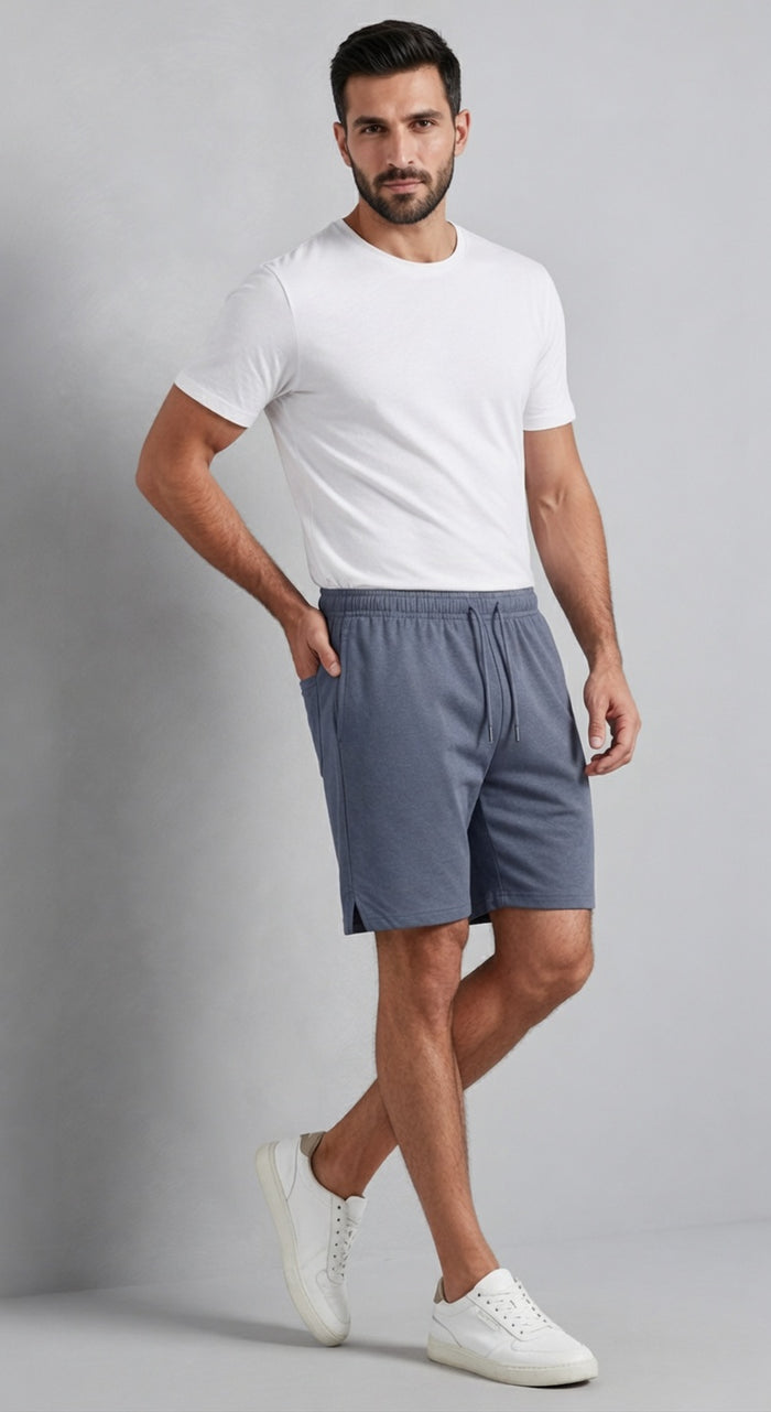 Men’s  Grey Casual Shorts - Hinz Clothing