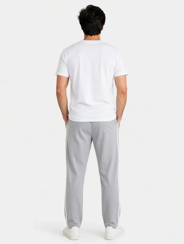 Men's Single Jersey Cotton  Trouser Grey Regular Fit - Hinz Clothing