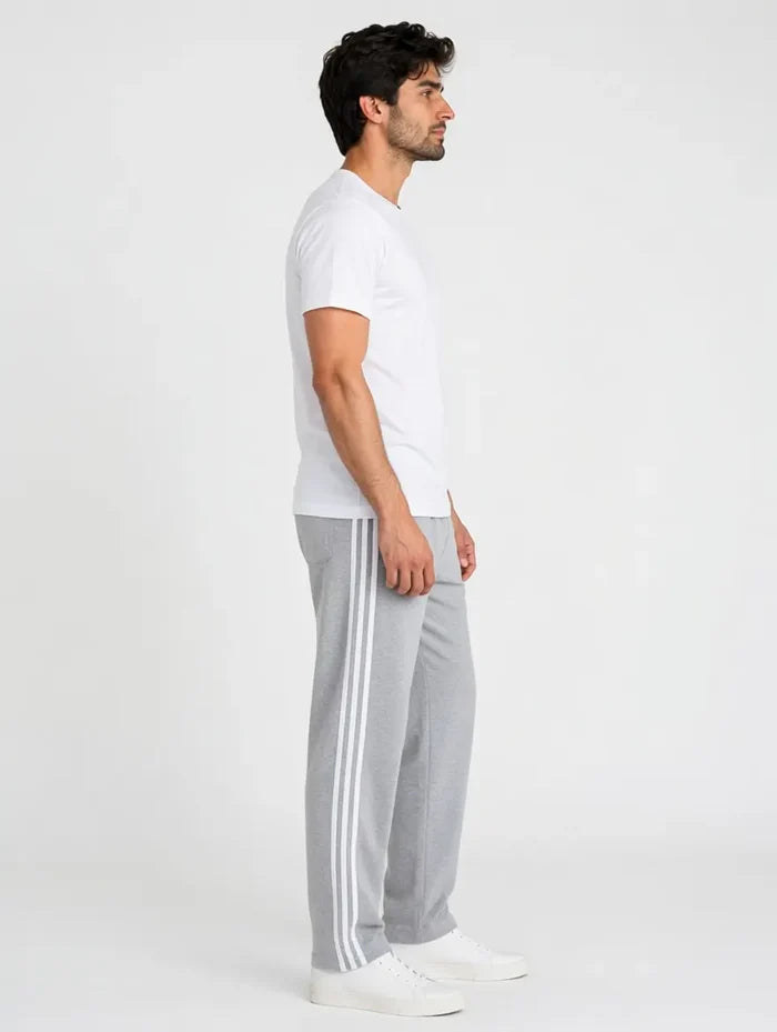 Men's Single Jersey Cotton  Trouser Grey Regular Fit - Hinz Clothing