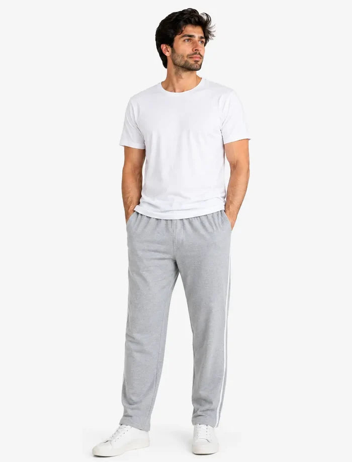 Men's Single Jersey Cotton  Trouser Grey Regular Fit - Hinz Clothing