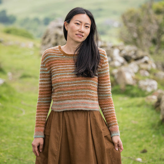 Merging Shades Sweater Pattern