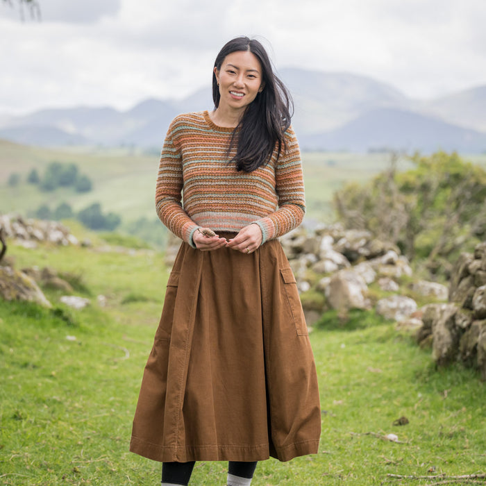 Merging Shades Sweater Pattern