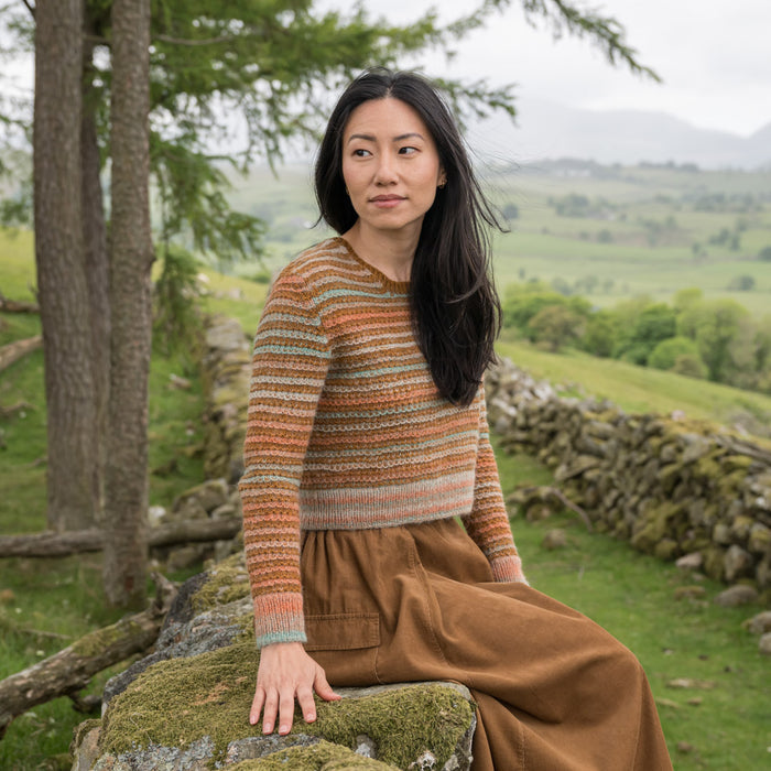 Merging Shades Sweater Pattern