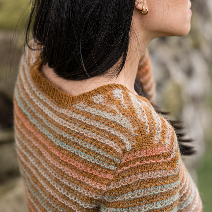 Merging Shades Sweater Pattern