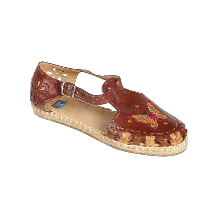 Mexican Artisanal Sandals Leather Brown