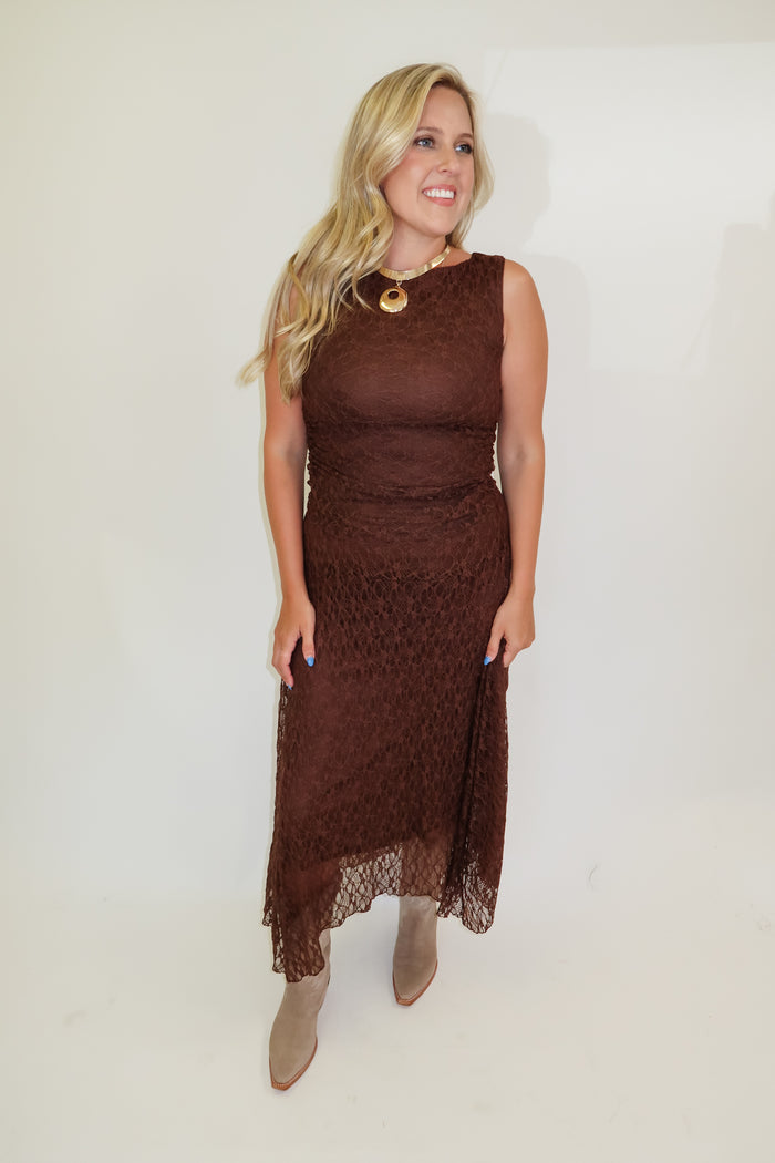 Midnight Romance Sleeveless All Lace Top - The Pink Tulip Clothing