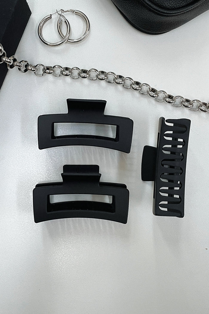 Mika Claw Clip - Black