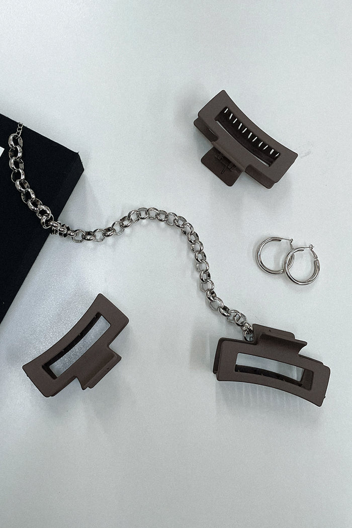 Mika Claw Clip - Brown