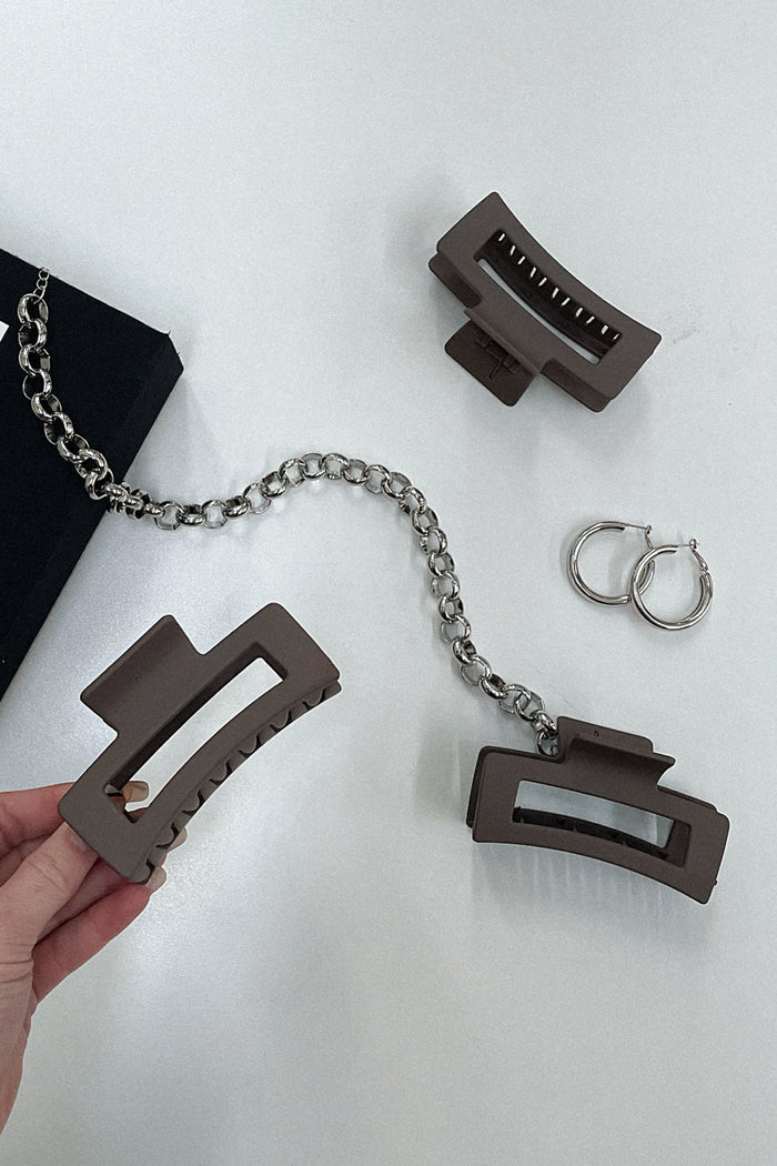 Mika Claw Clip - Brown