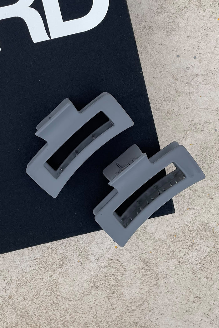 Mika Claw Clip - Grey