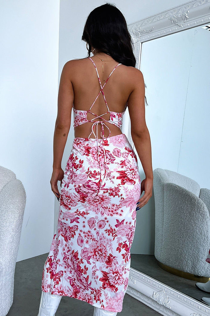 Moana Midi - Pink Floral