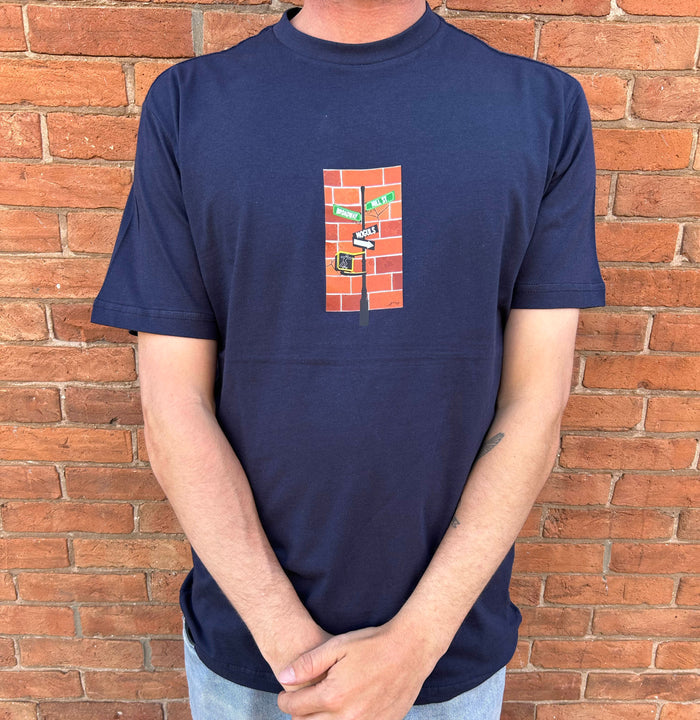 MOGULS IN MOCEAN DOWNTOWN NAVY T-SHIRT