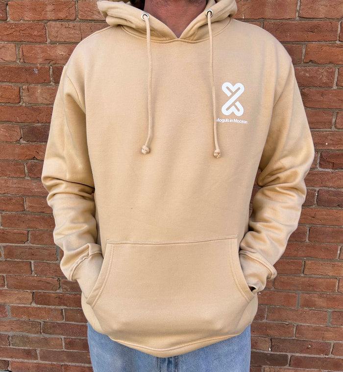 MOGULS IN MOCEAN OG LOGO BEIGE HOODIE