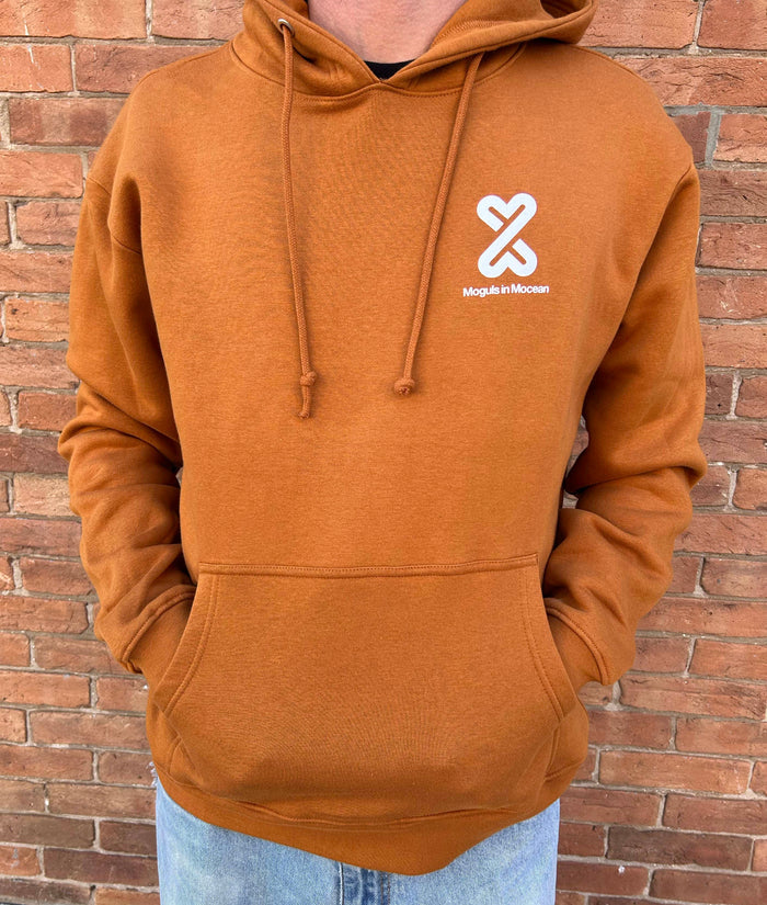 MOGULS IN MOCEAN OG LOGO CEDAR HEATHER HOODIE