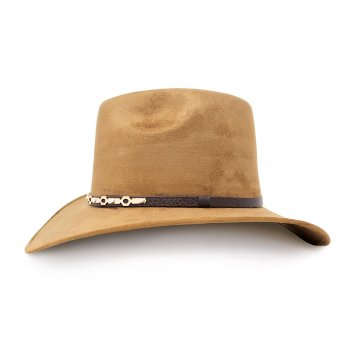 Moksman Charlie Suede Hat - Almond