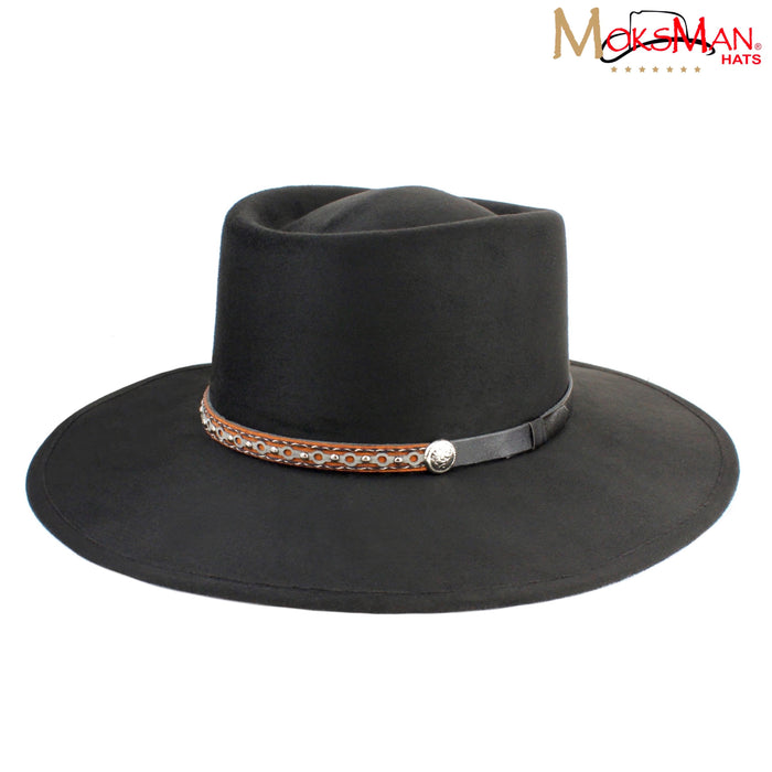 Moksman Maya Suede Hat - Black
