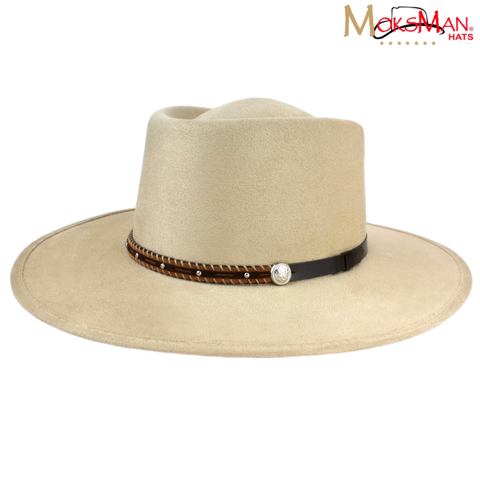 Moksman Maya Suede Hat - Hueso