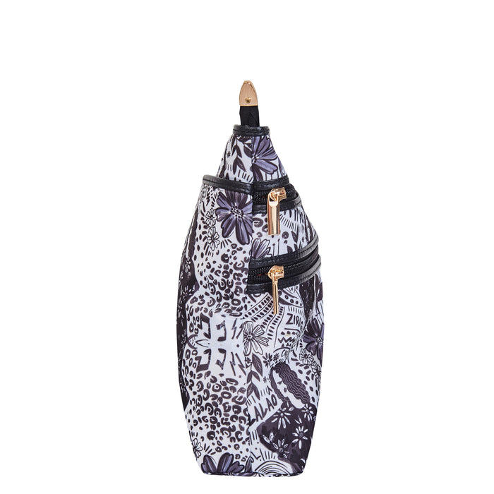 Women's monochrome crossbody sling bag for work, travel, and daily use-side view