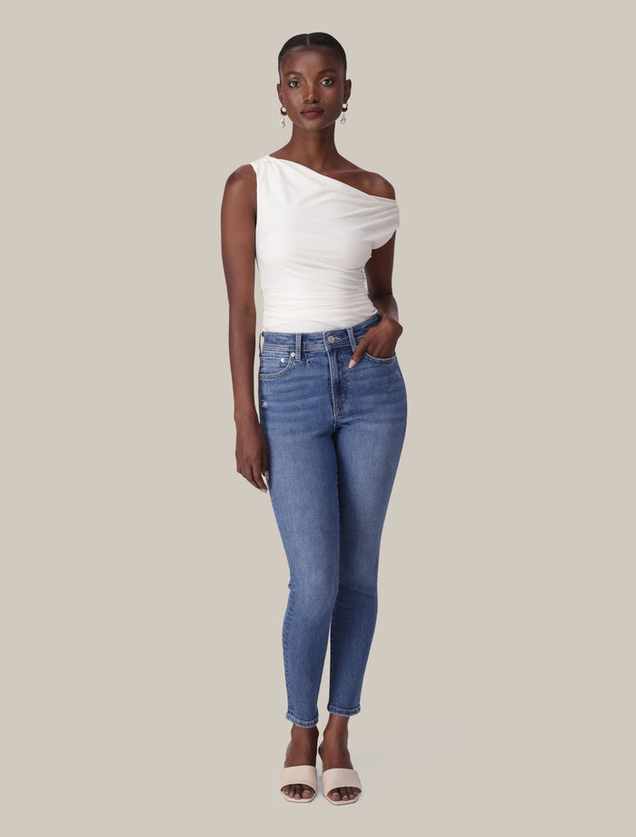 Nala Mid-Rise Skinny Jeans Forever New