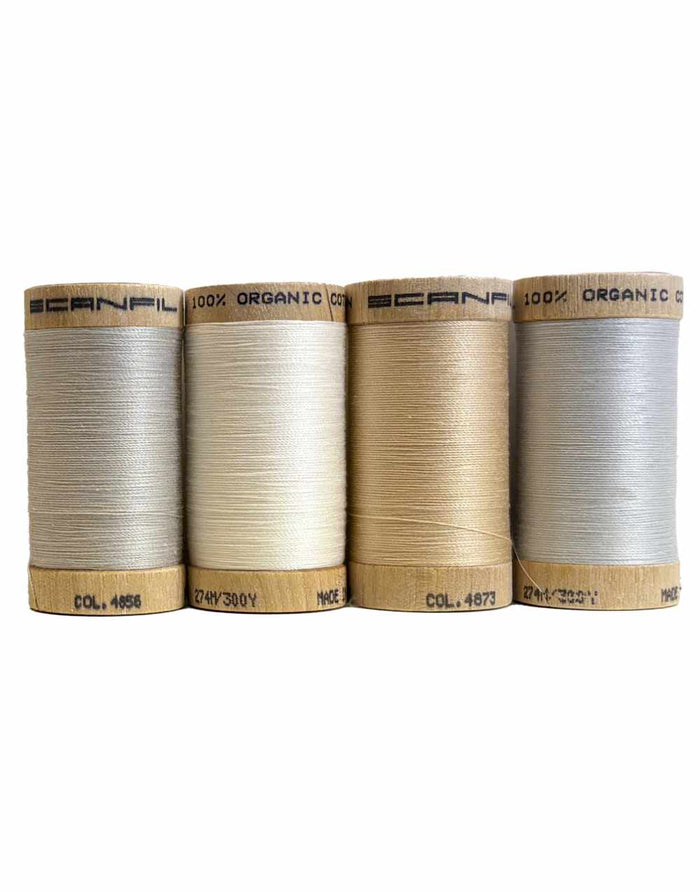 Naturals Organic Cotton 30/2 Weight Thread Selection, Scanfil