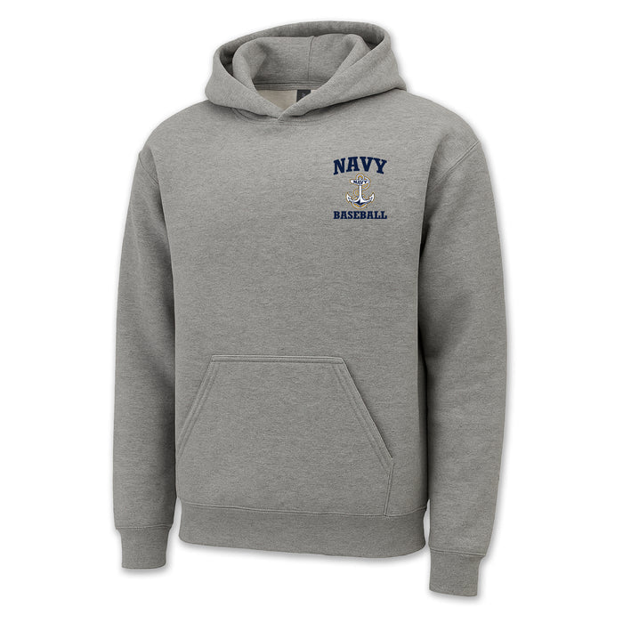 Navy Anchor Baseball Hood